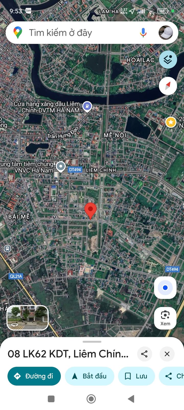 Nhà 3 tầng mặt đường Nguyễn Lam, Phường Liêm Chính, 100m² - Sẵn sàng vào ở ngay!