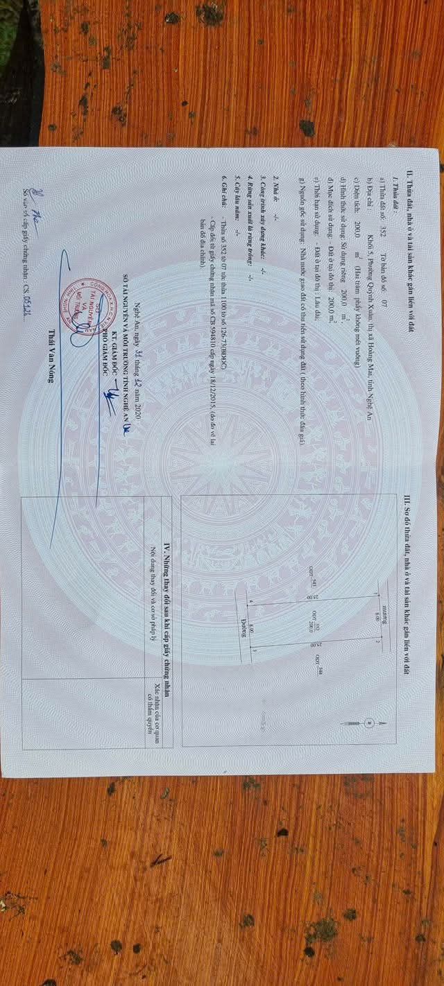 Đất đấu giá khu phố 5 Quỳnh Xuân 200m² giá chỉ 1 tỷ - Cơ hội đầu tư hấp dẫn!