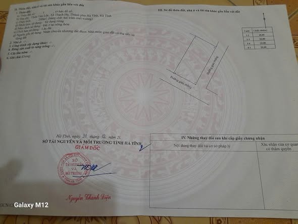 Đất 2 mặt tiền Tân Lộc - Thạch Hạ 200m² giá 2 tỷ - Vị trí đắc địa thuận lợi!