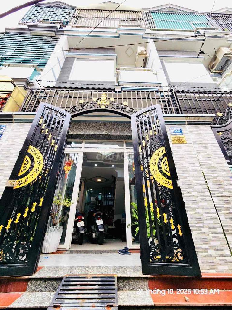 Nhà 3 tầng hẻm 141 Tám Danh, Quận 8 45.6m² giá 6.6 tỷ - Sổ hồng chính chủ!