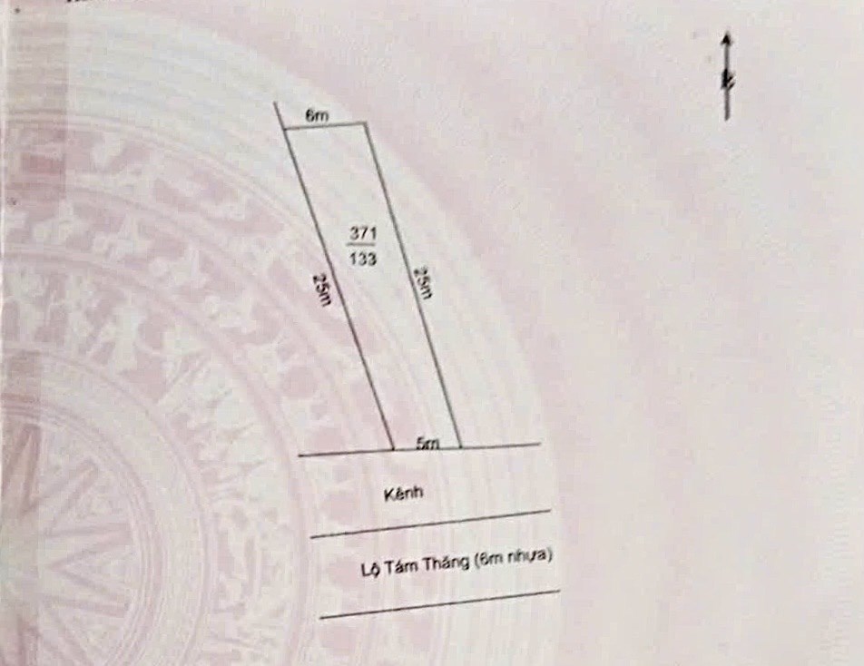 Bán đất MT đường Lộ Tám Thăng, xã Thạnh Đức, 133m² - Sổ hồng chính chủ, giá 1,4 tỷ