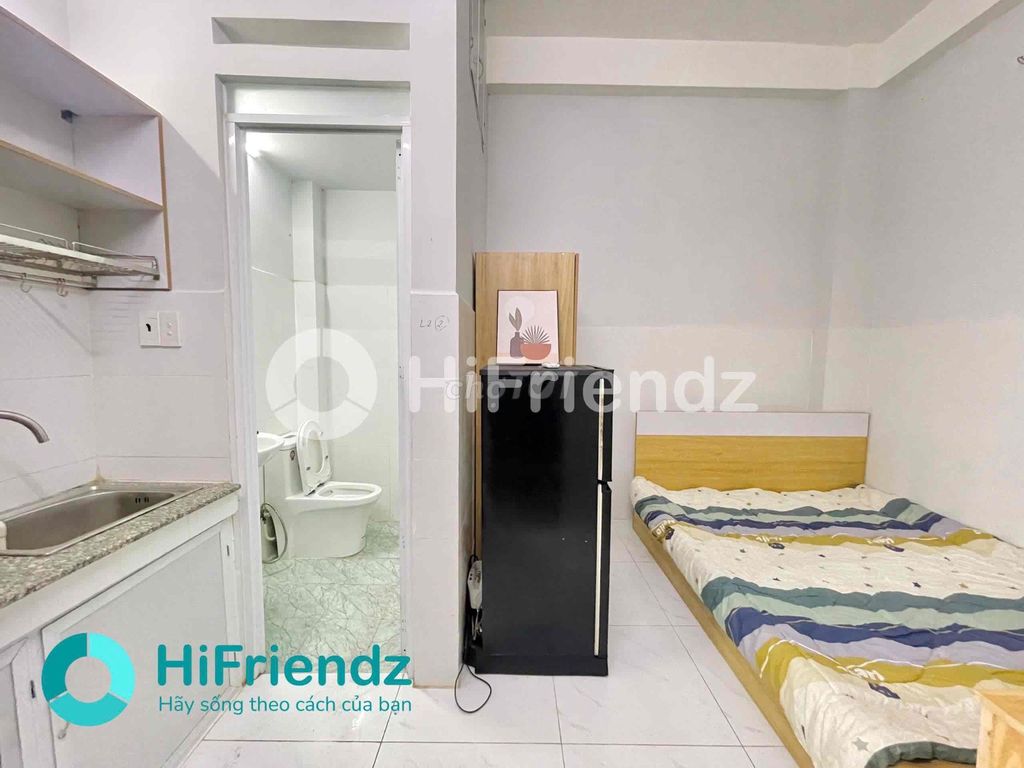 Studio cho thuê Tân Bình 20m² giá 4 triệu - Full nội thất tiện nghi!