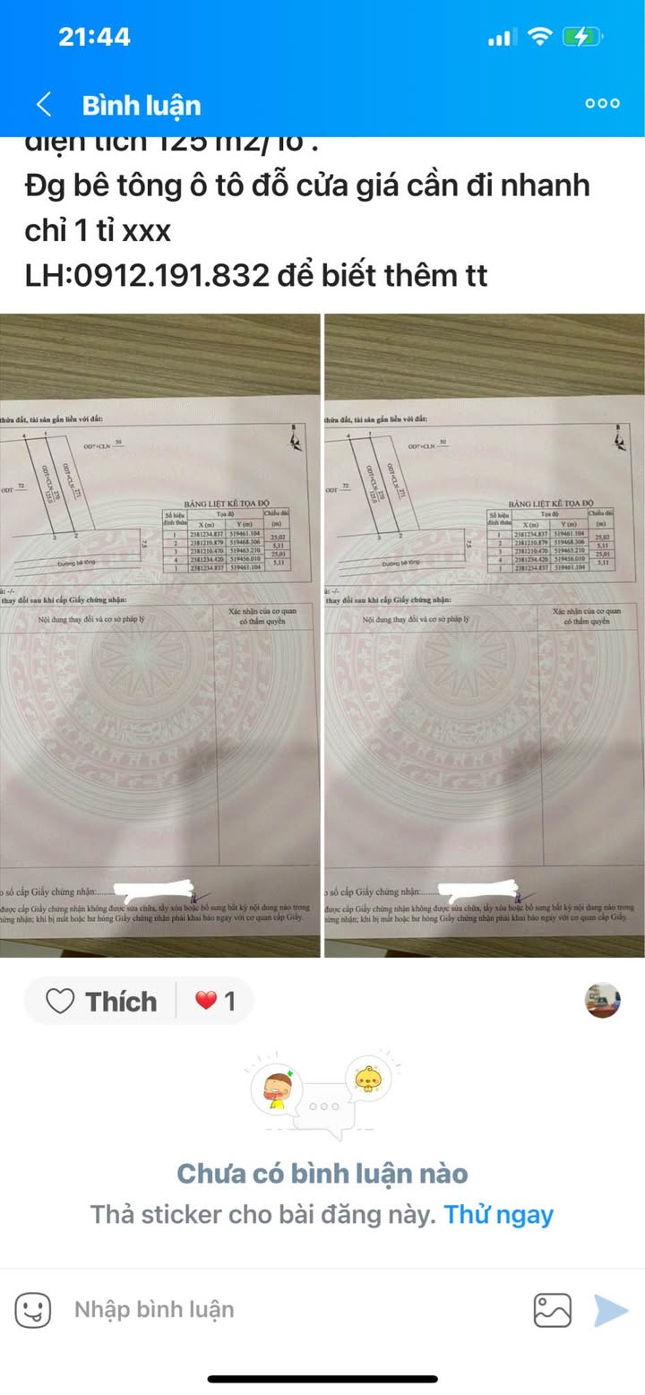 Đất nền Hải Yên Móng Cái 125m² giá chỉ 1 tỷ - Cần bán gấp!