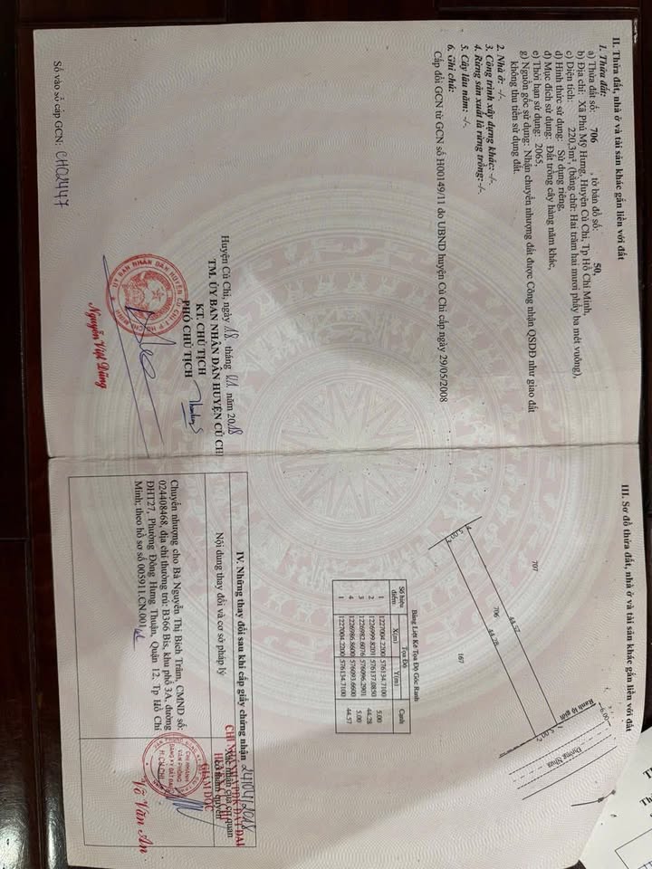 Đất nền Phú Mỹ Hưng, Củ Chi 220m² giá 1.5 tỷ - Đầu tư sinh lời ngay!