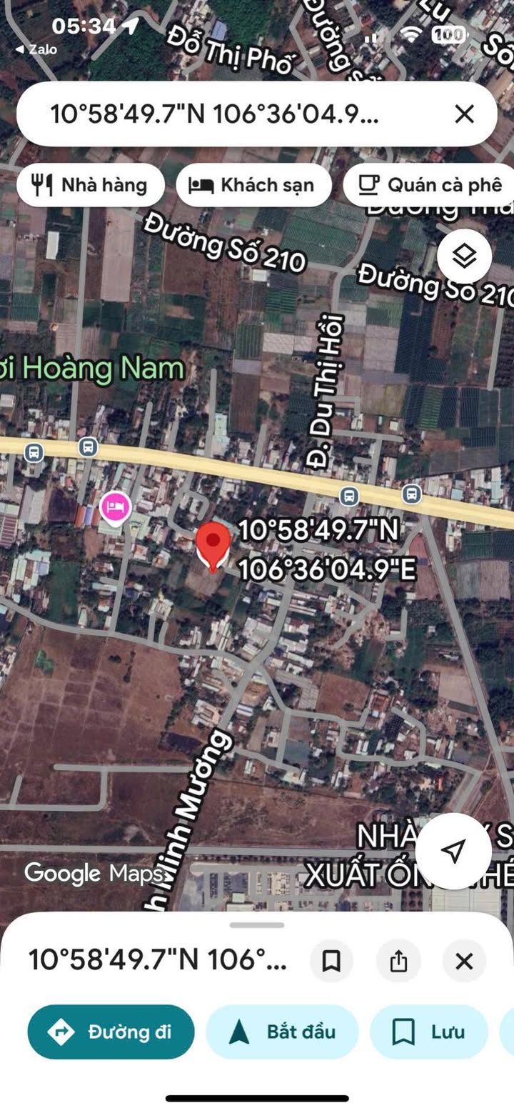 Đất thổ cư 2700m² tại Hòa Phú, Củ Chi - Giá chỉ 1x tỷ, cơ hội vàng đầu tư!