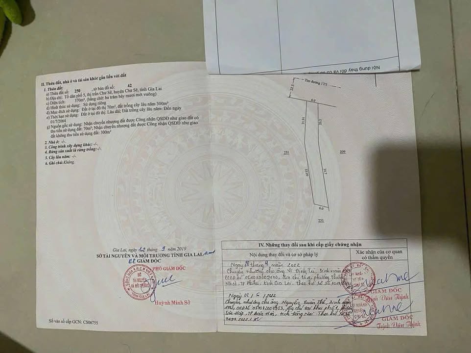 Đất thổ cư 330m² đường 17/3, Chư Sê, Gia Lai - Giá chỉ 450 triệu!