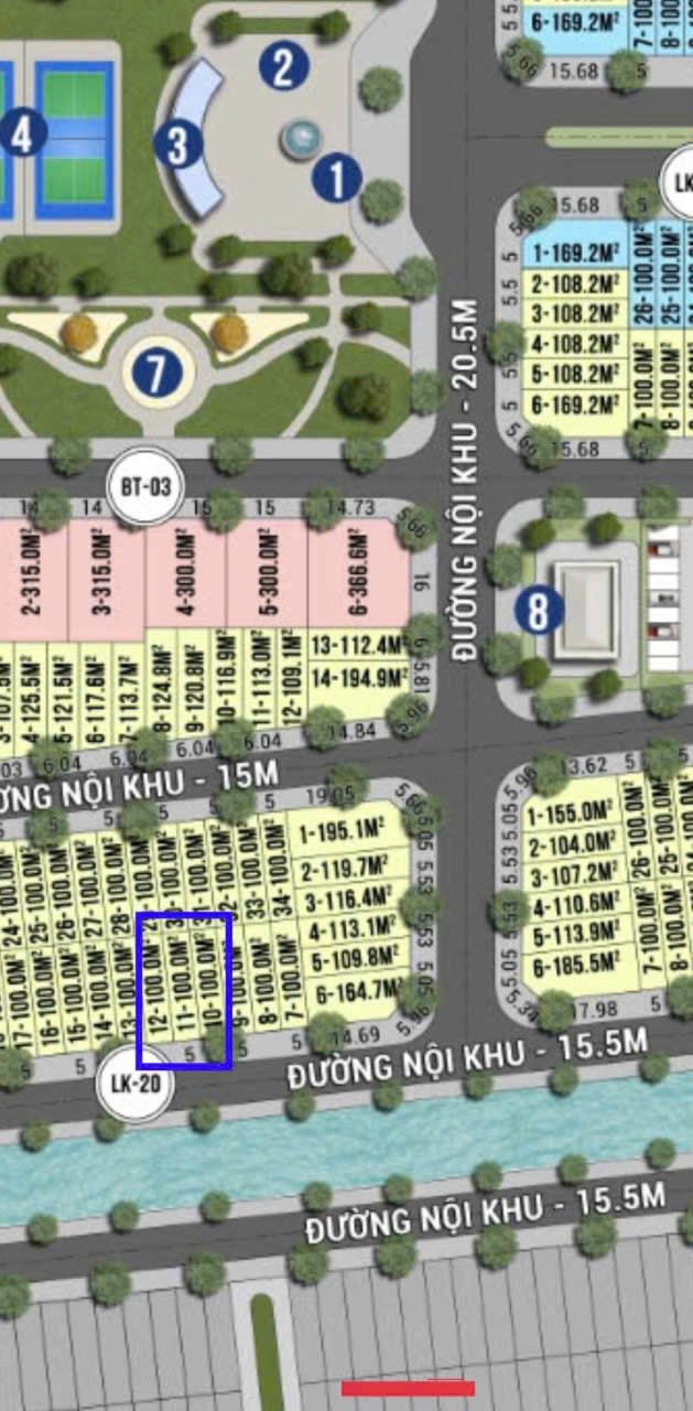 Nhà phố Tân Thanh Elite 100m² giá thỏa thuận - Mặt kênh hướng Nam, vị trí đắc địa!