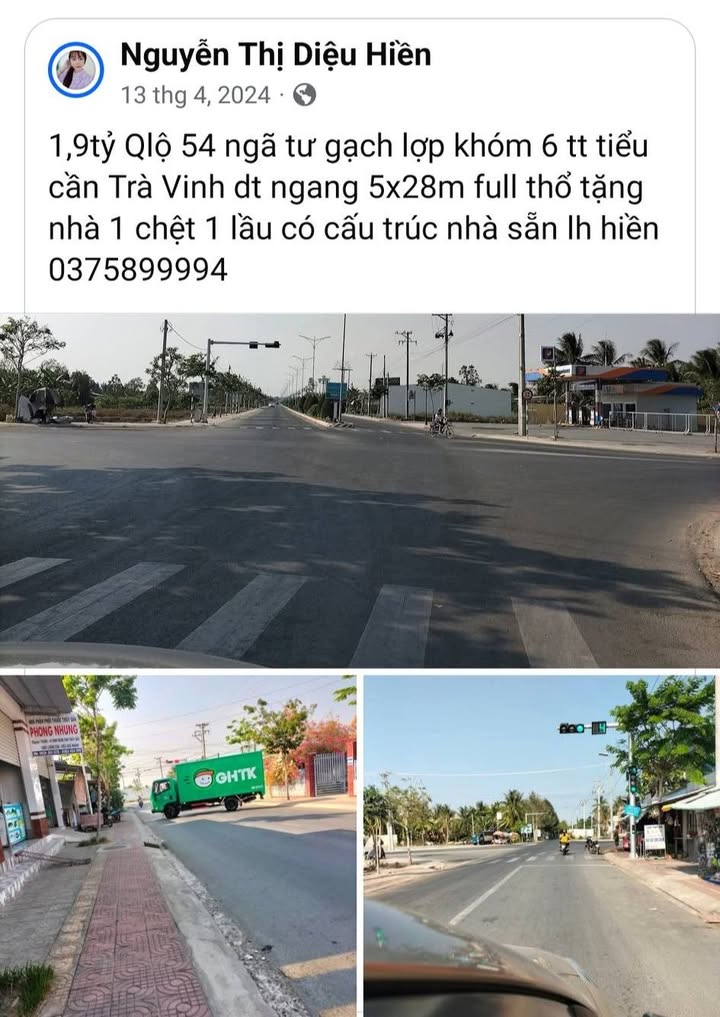 Nhà phố Tiểu Cần Trà Vinh 140m² giá 1.3 tỷ - Giảm giá sốc, sẵn sàng giao dịch!