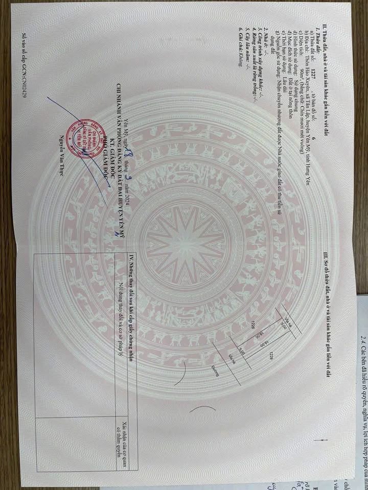 Đất nền Giãn Dân Hào Xuyên, Tân Lập, Yên Mỹ 90m² giá 4 tỷ - Cơ hội đầu tư hấp dẫn!