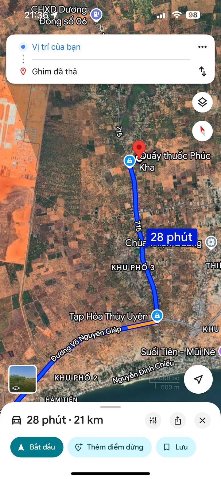 Đất mặt tiền đường Trần Hữu Xoàng, Mũi Né 5670m² giá 4.5 tỷ - Cơ hội đầu tư tuyệt vời!