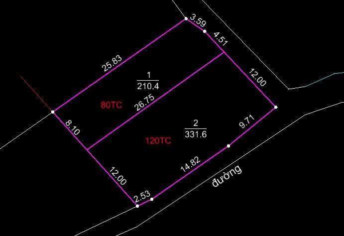 Đất nền Hồ Tràm 208m² giá 1.3 tỷ - Mặt tiền đường nhựa, sổ đỏ chính chủ!