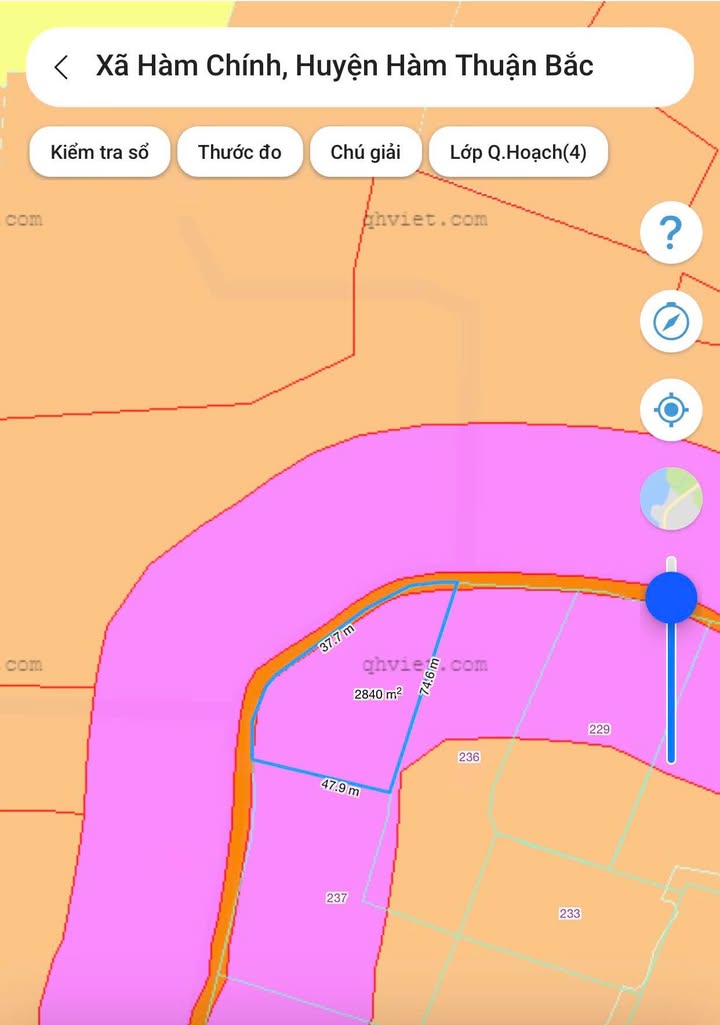 Đất Nền Thổ Cư 2800m² Thôn Ninh Thuận, Bình Thuận - Giá Chỉ 604 Triệu