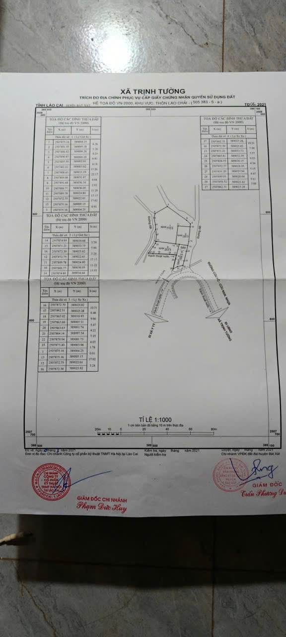 Đất nền Trịnh Tường, Bát Xát, Lào Cai 500m² - Đầu tư lý tưởng cho resort và homestay!