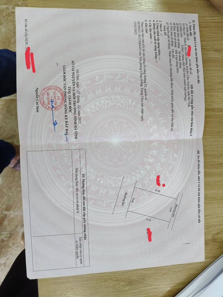 Đất nền tại Cẩm Quang, Cẩm Xuyên 210m² giá 1 tỷ - Cơ hội đầu tư hấp dẫn!