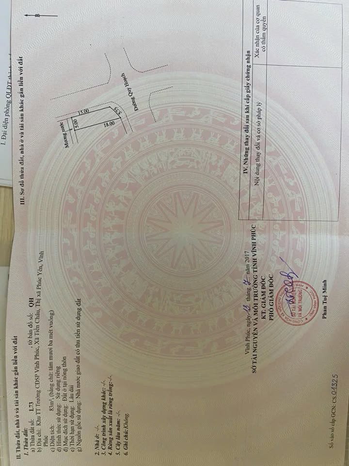 Đất nền KĐT Hùng Vương, Tiền Châu, Phúc Yên 83m² - Vị trí vàng, kinh doanh đỉnh cao!