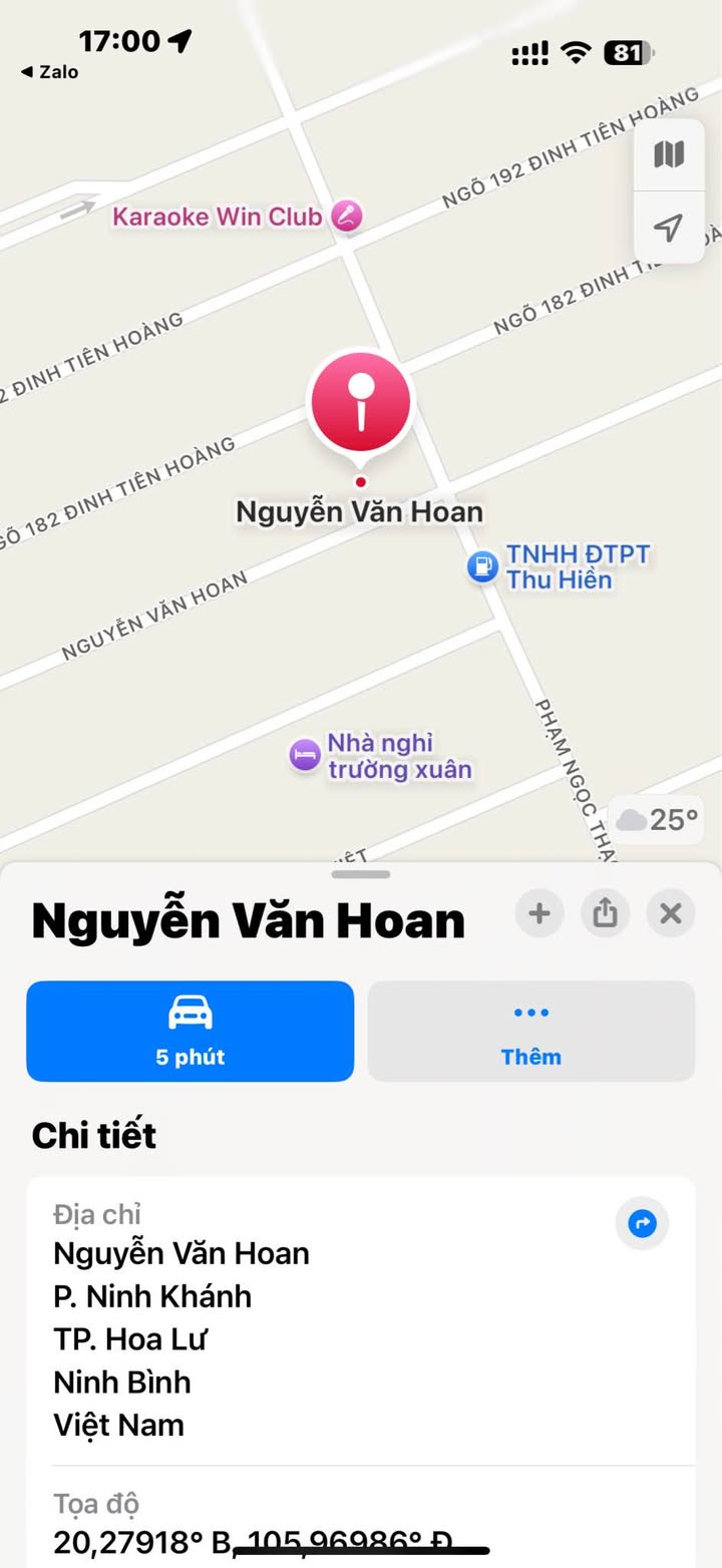 Đất nền chính chủ Ninh Khánh 106m² giá 800 triệu - Vị trí đắc địa khu đô thị mới!