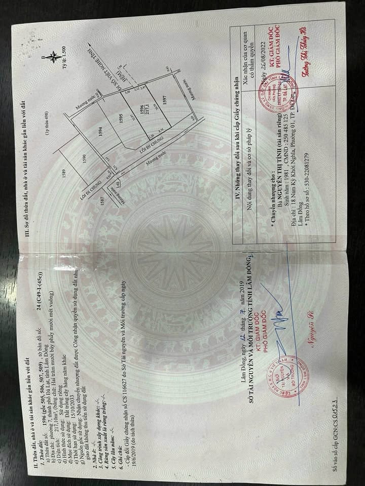 Đất nền Đà Lạt 217m² giá 9.5 tỷ - Cơ hội đầu tư tiềm năng sinh lời!