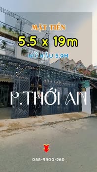 Nhà mặt tiền kênh 10m, Thới An, 104.5m² giá 7.9 tỷ - Kinh doanh đa ngành lý tưởng!