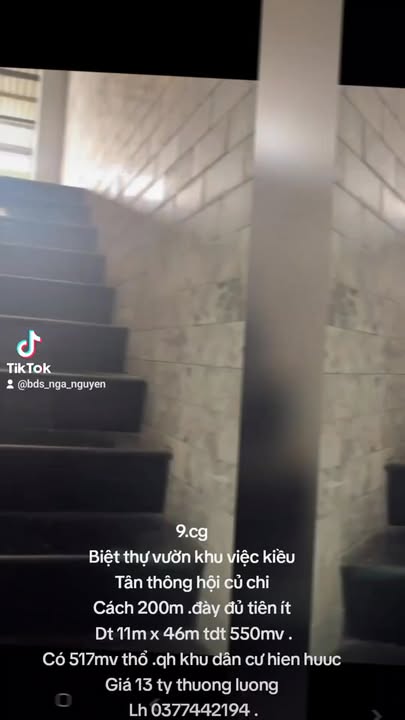 Biệt thự vườn Tân Thông Hội Củ Chi 506m² giá 13 tỷ - Tiện nghi đầy đủ, chính chủ!