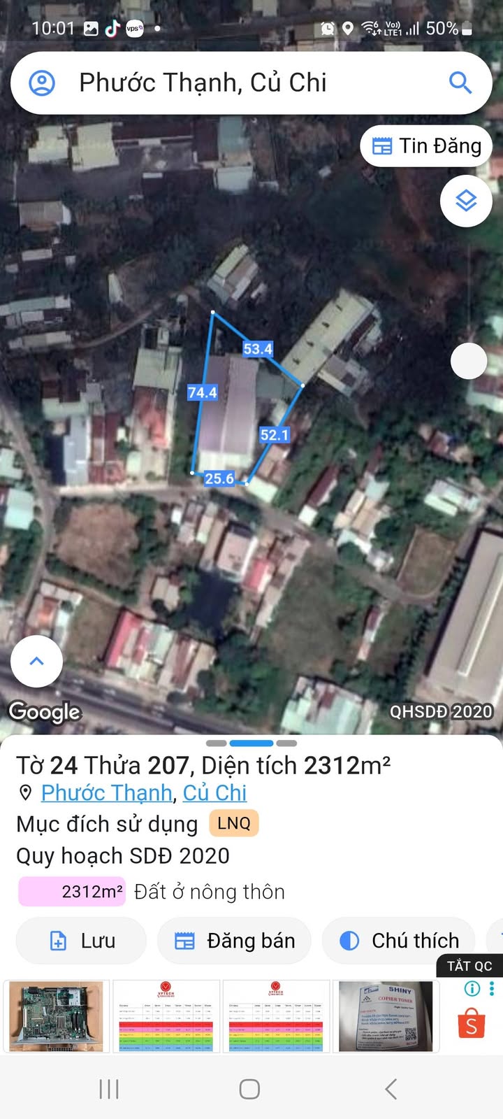 Cho thuê xưởng 3.125m² tại xã Thái Mỹ, huyện Củ Chi - Giá 120 triệu/tháng