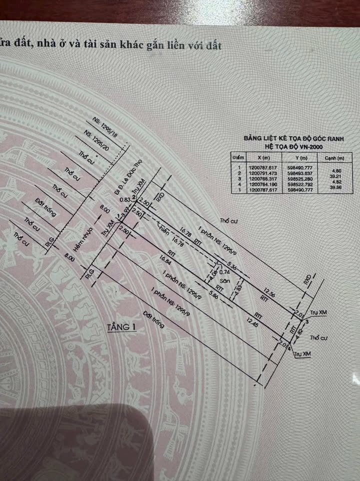 Đất nền Gò Vấp 189m² giá 9.269 tỷ - Đầu tư sinh lời ngay!