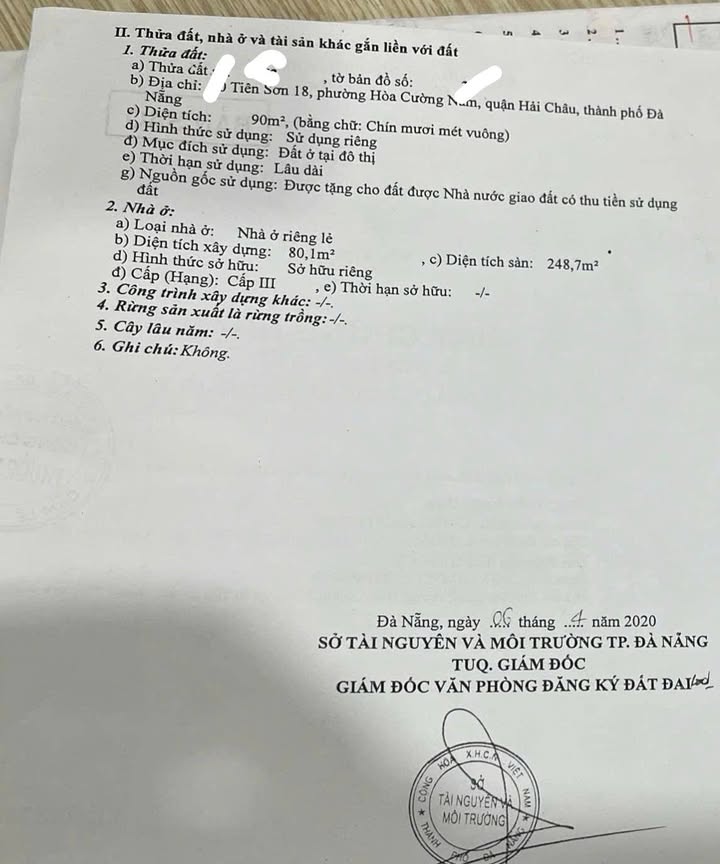 Nhà mặt tiền Tiên Sơn 18, Hải Châu, Đà Nẵng 90m² giá 9.5 tỷ - Kinh doanh thuận lợi!