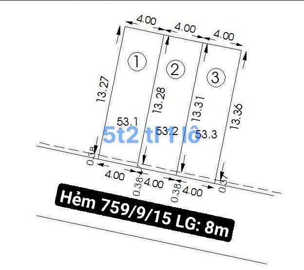Đất Hẻm 759 Hương Lộ 2, Bình Tân 54m² giá 5.2 tỷ - Vị trí đắc địa, tiện ích đầy đủ!