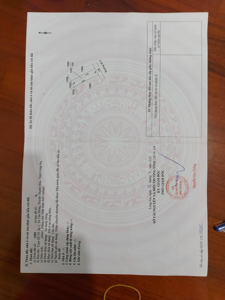 Đất nền Tân Đông, Thạnh Hóa 100m² giá 680 triệu - Sổ đỏ chính chủ, gần chợ!