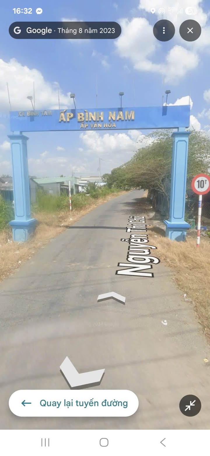 Đất nền 1 mẫu 4 mặt tiền đường Nguyễn Thị Chữ, Tân An - Cơ hội đầu tư hấp dẫn!