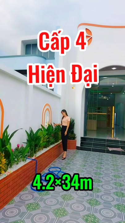 Nhà cấp 4 hiện đại tại Đinh Đức Thiện, Cần Đước 142m² giá 2.25 tỷ - Sổ hồng riêng, không quy hoạch!