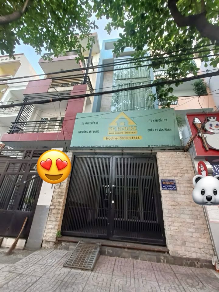 Nhà mặt tiền đường D5, phường 25, Bình Thạnh 83m² giá 25 tỷ - Tiềm năng sinh lời cao!