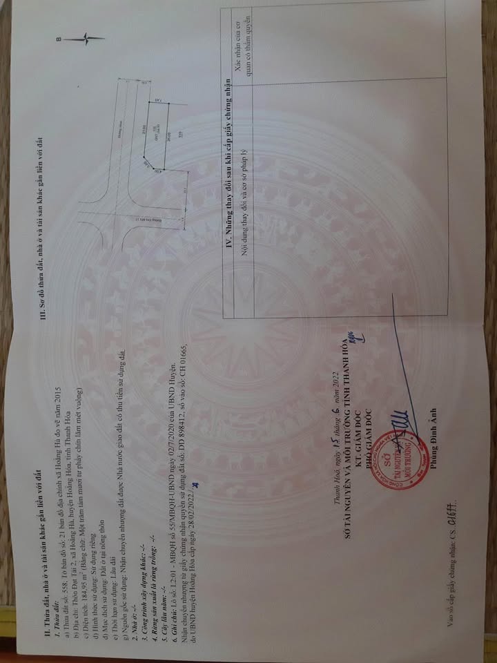 Đất Hoằng Hà Hoằng Hóa 185m² giá 1.4 tỷ - Đầu tư sinh lời lý tưởng!