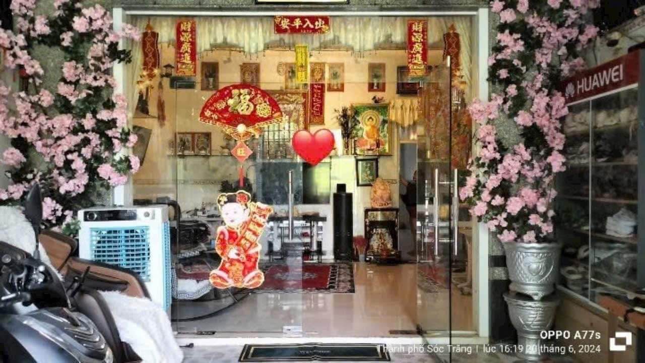 Nhà trệt mặt tiền đường Sương Nguyệt Anh, Sóc Trăng 120m² - Hướng Đông, giá tốt!