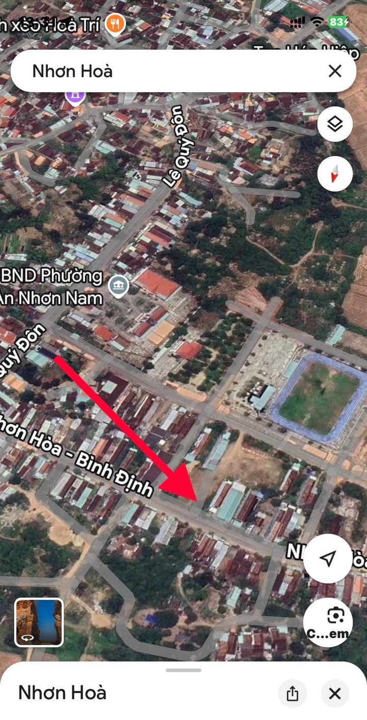 Đất nền mặt đường Nguyễn Trung Trực, phường Nhơn Hòa 165m² giá 1.3 tỷ - Cơ hội đầu tư hấp dẫn!