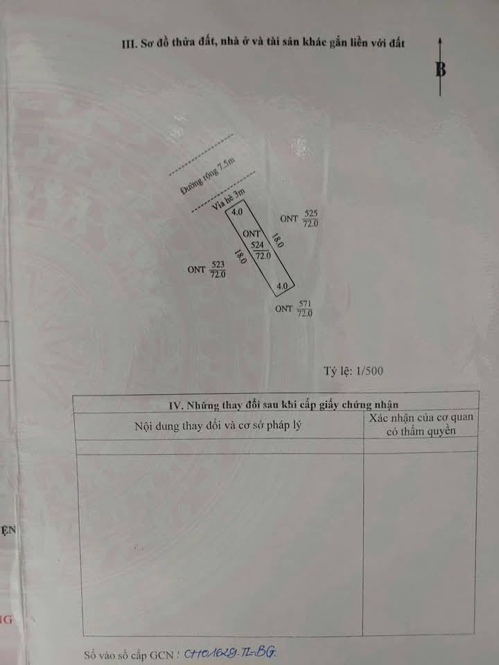 Đất nền Kẻ Sặt, Bình Giang 72m² giá 3 tỷ - Mặt tiền 4m, kinh doanh sầm uất!