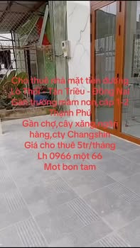 Cho thuê nhà mặt tiền đường Lò Thổi Tân Triều - 5 triệu/tháng - Tiện ích đầy đủ