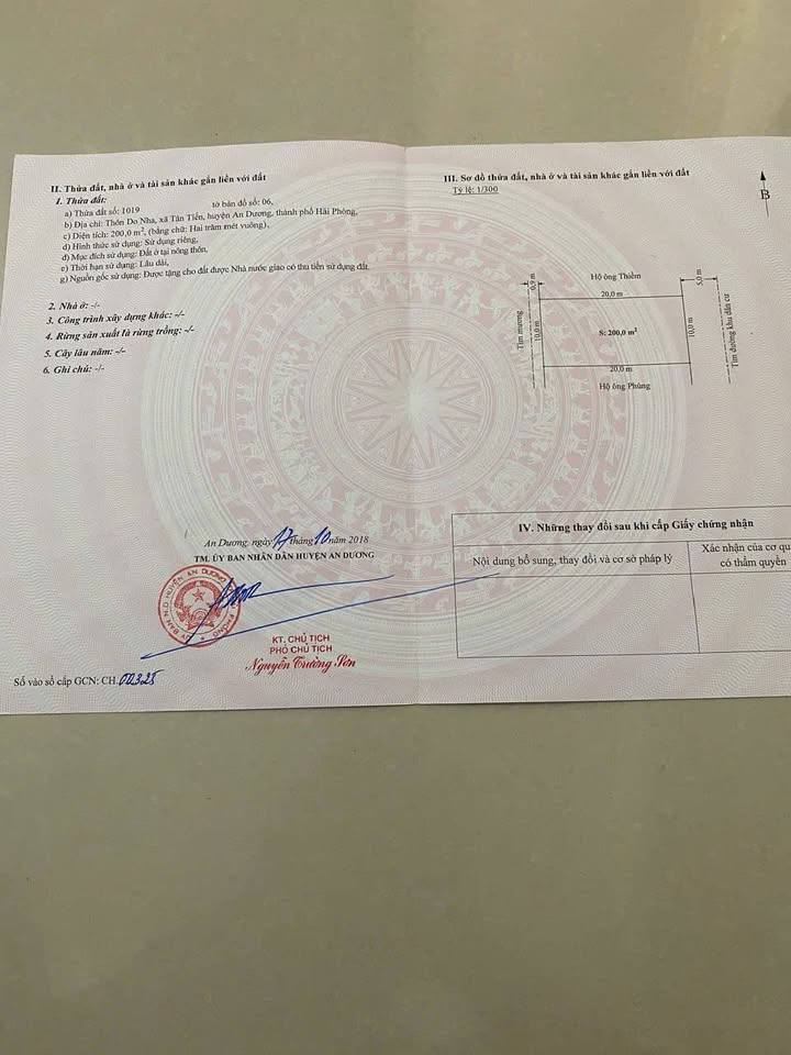 Đất đầu tư Tân Tiến, An Dương, Hải Phòng 200m² giá 2.3 tỷ - Dòng tiền ổn định!