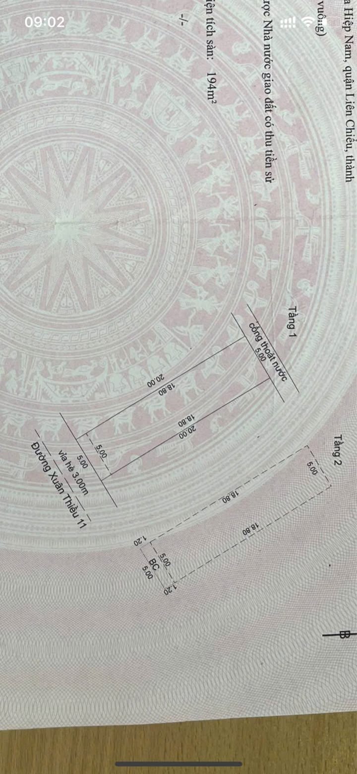 Nhà 2 tầng Xuân Thiều 11, Hòa Hiệp Nam, 100m² giá 6,5 tỷ - Gần biển tuyệt đẹp!