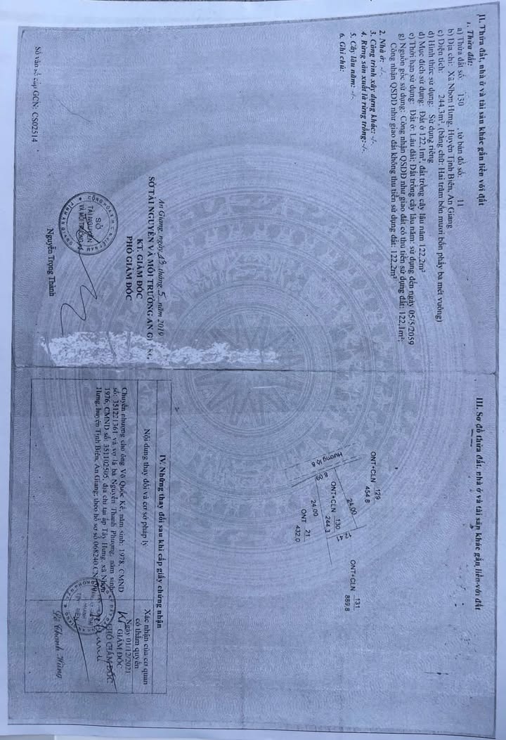 Nhà bán Hương Lộ 8, Long Xuyên 244m² giá 2.1 tỷ - Thương lượng trực tiếp với chính chủ!