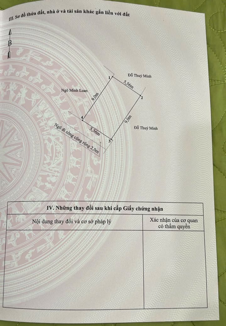 Đất nền Sở Dầu, Hồng Bàng, Hải Phòng 50m² giá 1.55 tỷ - Chính chủ bán gấp!