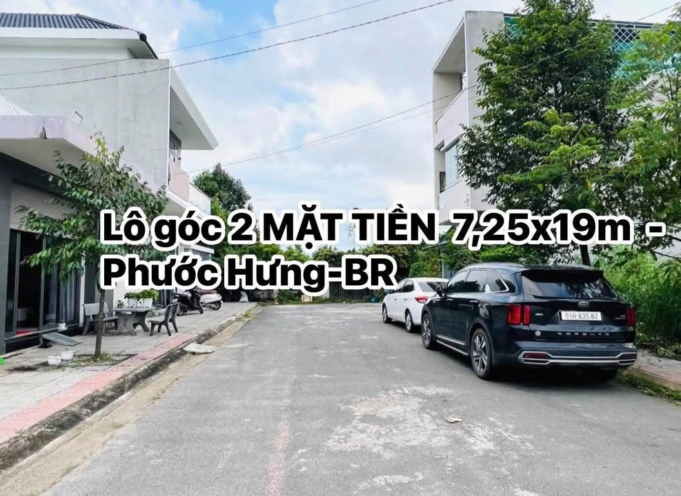 Đất thổ cư đẹp mặt tiền đường nhựa Phước Hưng 137m² giá 3.25 tỷ - Cơ hội đầu tư tốt!