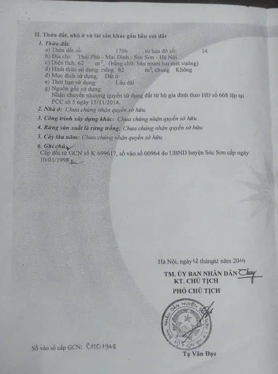 Nhà mặt đường Quốc lộ 2, Mai Đình, Sóc Sơn 62m² giá 12.5 tỷ - Chính chủ cần bán gấp!