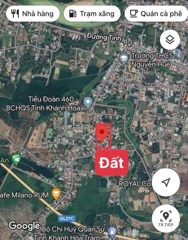 Đất mặt tiền Hương Lộ 62, Diên Phước 311,8m² giá 2,7 tỷ - Tiềm năng sinh lời cao!