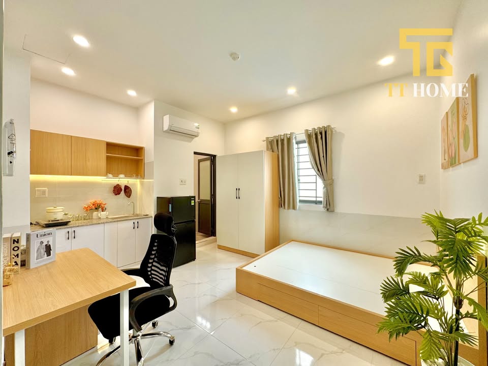 Studio cho thuê hẻm 9 Trần Nam Phú, Cần Thơ 3.4 triệu - Full nội thất mới xây!