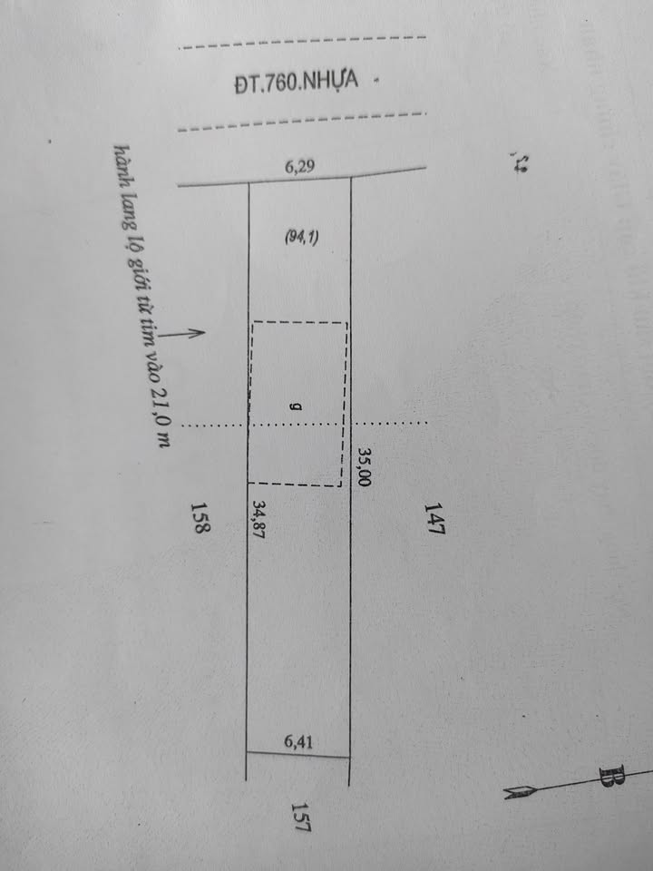 Nhà mặt tiền Đường 760 xã Bom Bo 218m² - Kinh doanh sầm uất ngay chợ!