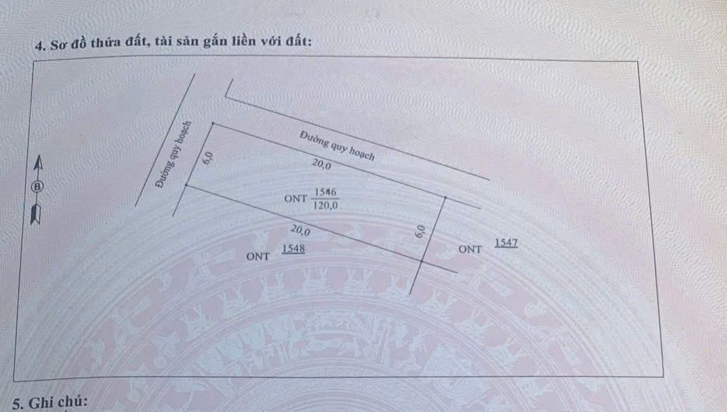 Đất nền 2 mặt tiền Định Tăng 120m² - Gần chợ, trường học, giá tốt!