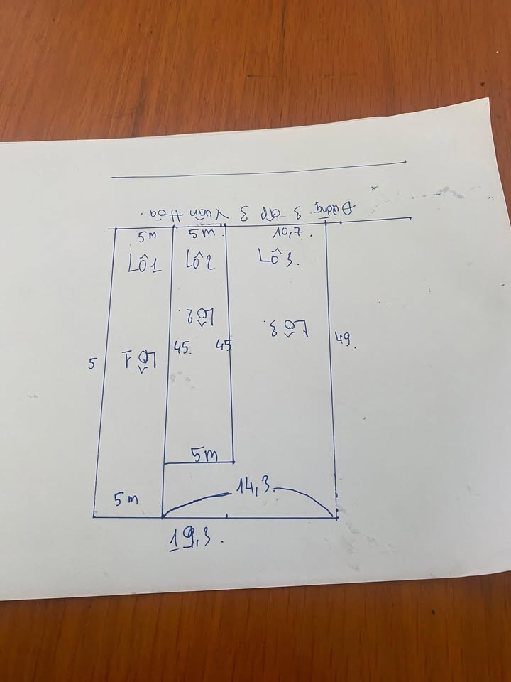 Đất nền 225m² đường 3, xã Xuân Hòa - Giá 850 triệu, gần trường học và chợ!