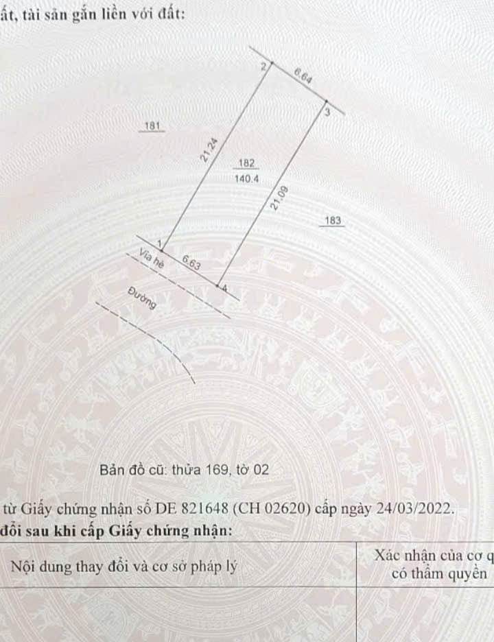 Đất dịch vụ Di Trạch, Hoài Đức 140.4m² - Vị trí đắc địa, giá đầu tư hấp dẫn!