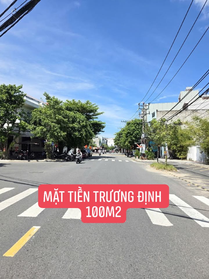 Đất mặt tiền Trương Định Sơn Trà 100m² giá 13 tỷ - Cơ hội đầu tư sinh lời!