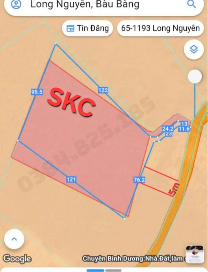 Đất nền Bàu Bàng 10.000m² giá 9 tỷ - Đường nhựa, cao ráo, đầu tư sinh lời!